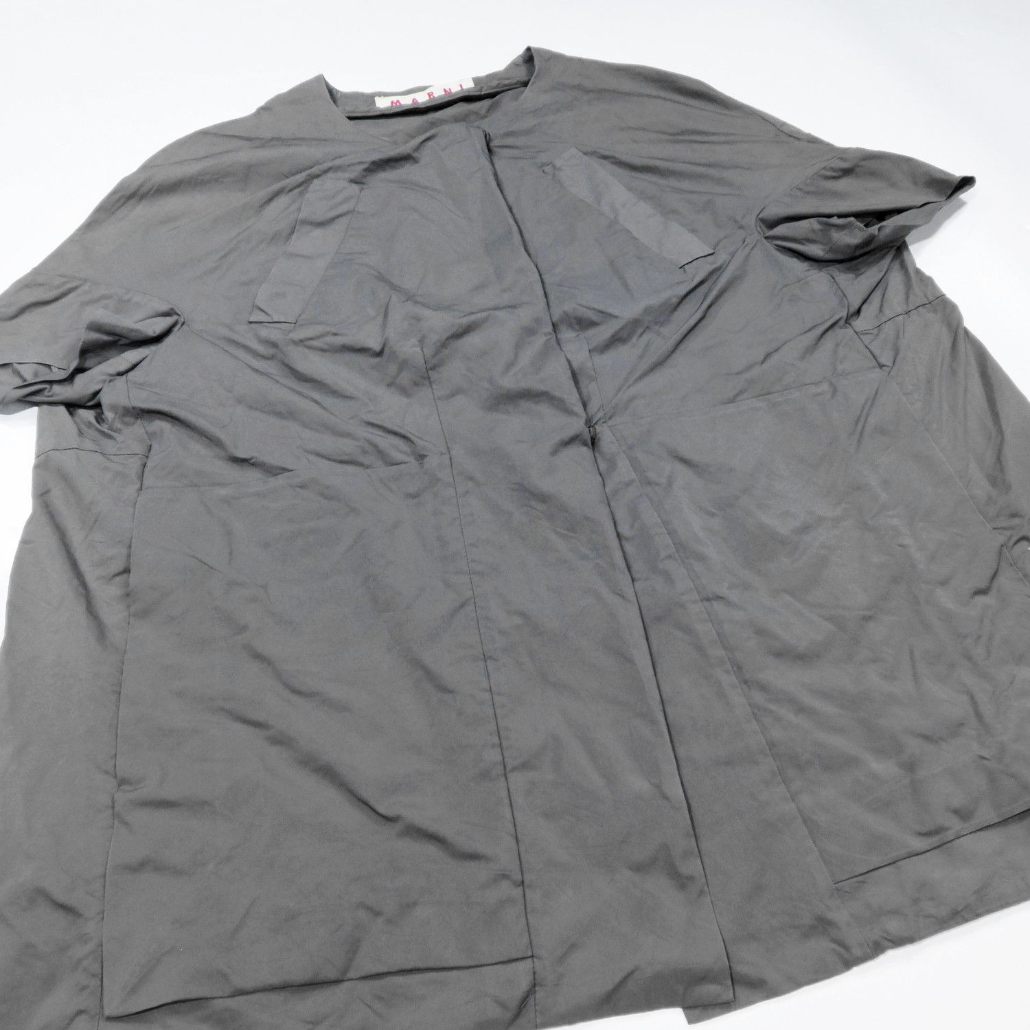 Marni MARNI AVANT-GARDE FUTURISTIC SLANT POCKET JACKET SHIRT Size XS / US 0-2 / IT 36-38 - 6 Thumbnail