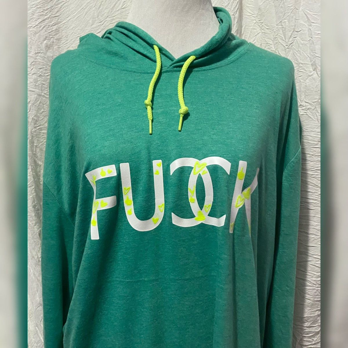 Other Neon, Custom, Glow In The Dark, F Word, Hooded Unisex Tee Size XL / US 12-14 / IT 48-50 - 11 Thumbnail