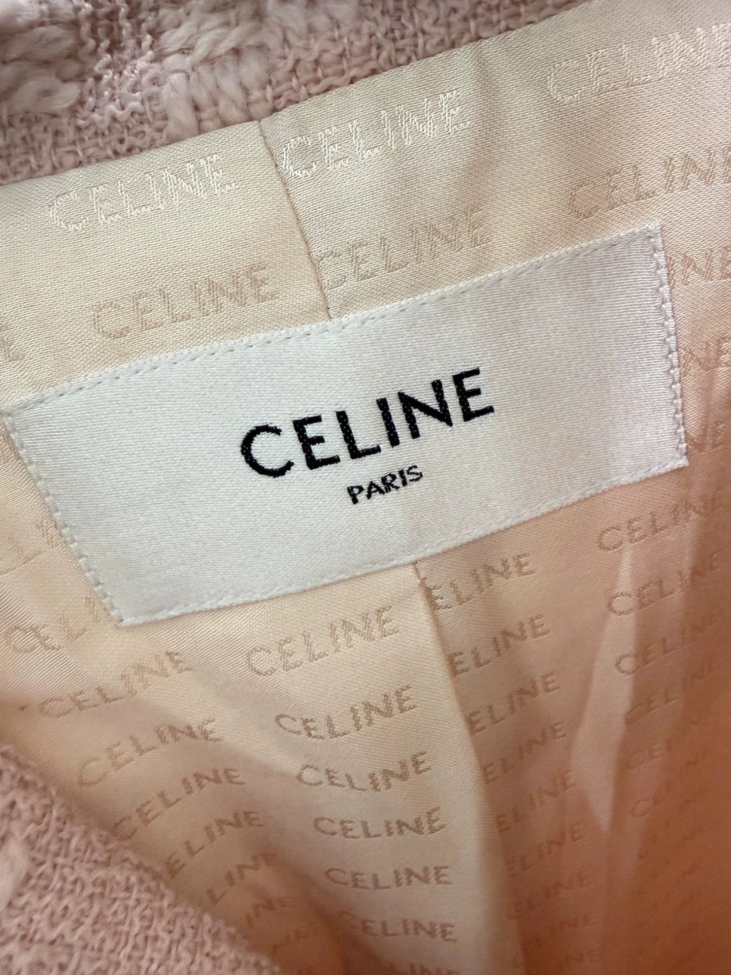 Celine Celine Pink Woven Jacket 36 Size XS / US 0-2 / IT 36-38 - 3 Thumbnail