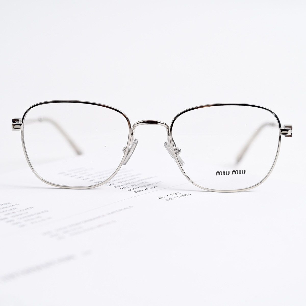 Miu Miu MIU MIU 0MU 50WV 1BC1O1 GLASSES Size ONE SIZE - 8 Thumbnail