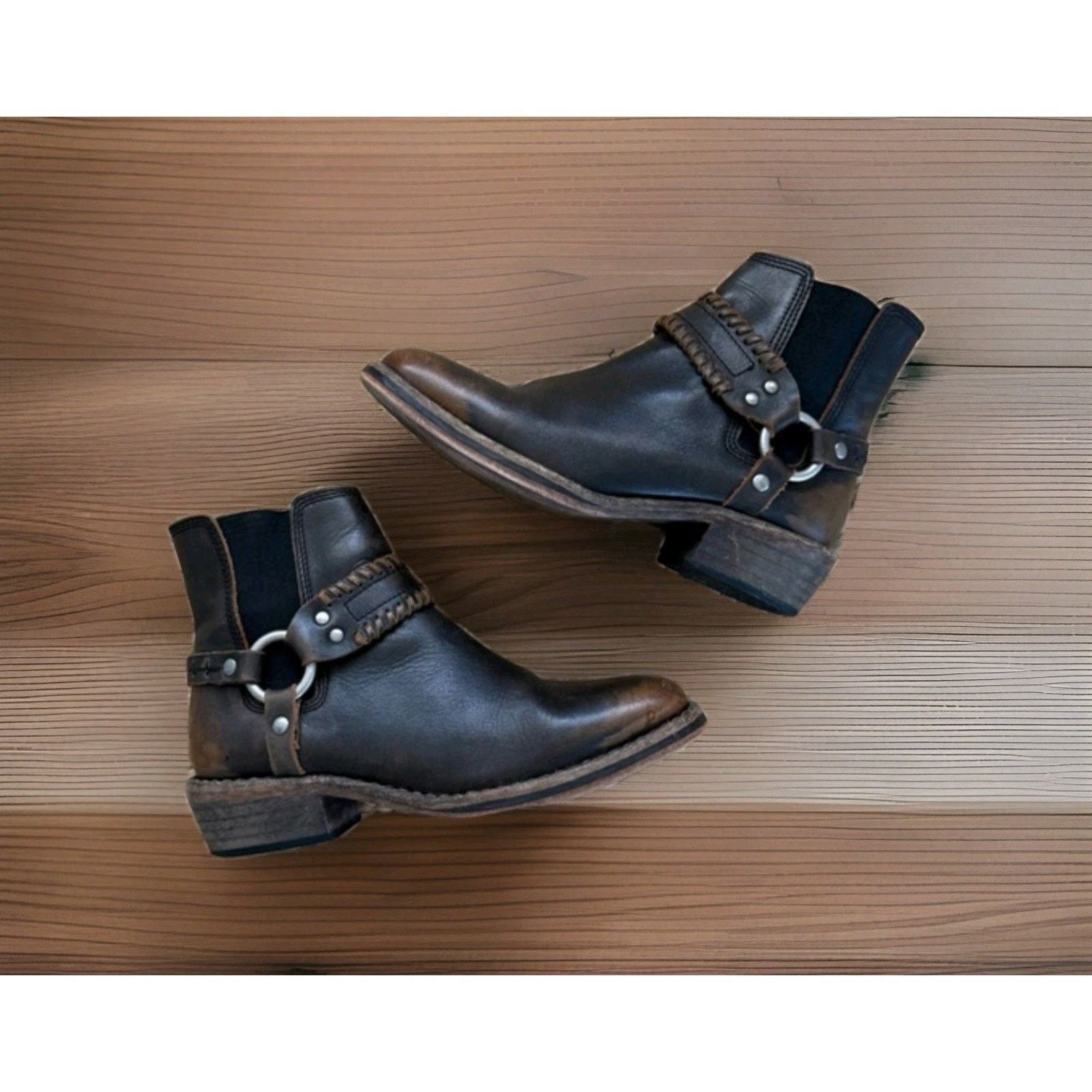 Free People Free People Stony Desert Ankle Harness Leather Western Boot Size US 6 / IT 36 - 2 Thumbnail
