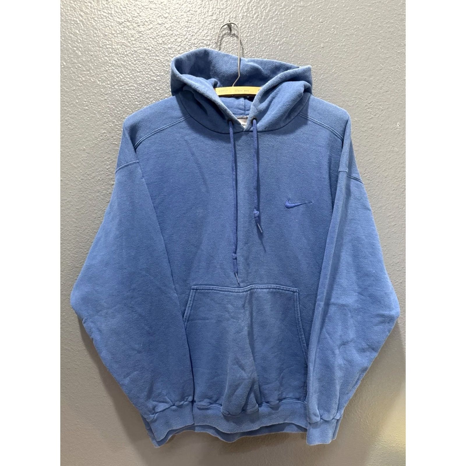 Nike VINTAGE Nike Hoodie 90s Blue Tonal Swoosh Men’s M Pullover Size Medium Toys? Size US M / EU 48-50 / 2 - 3 Thumbnail