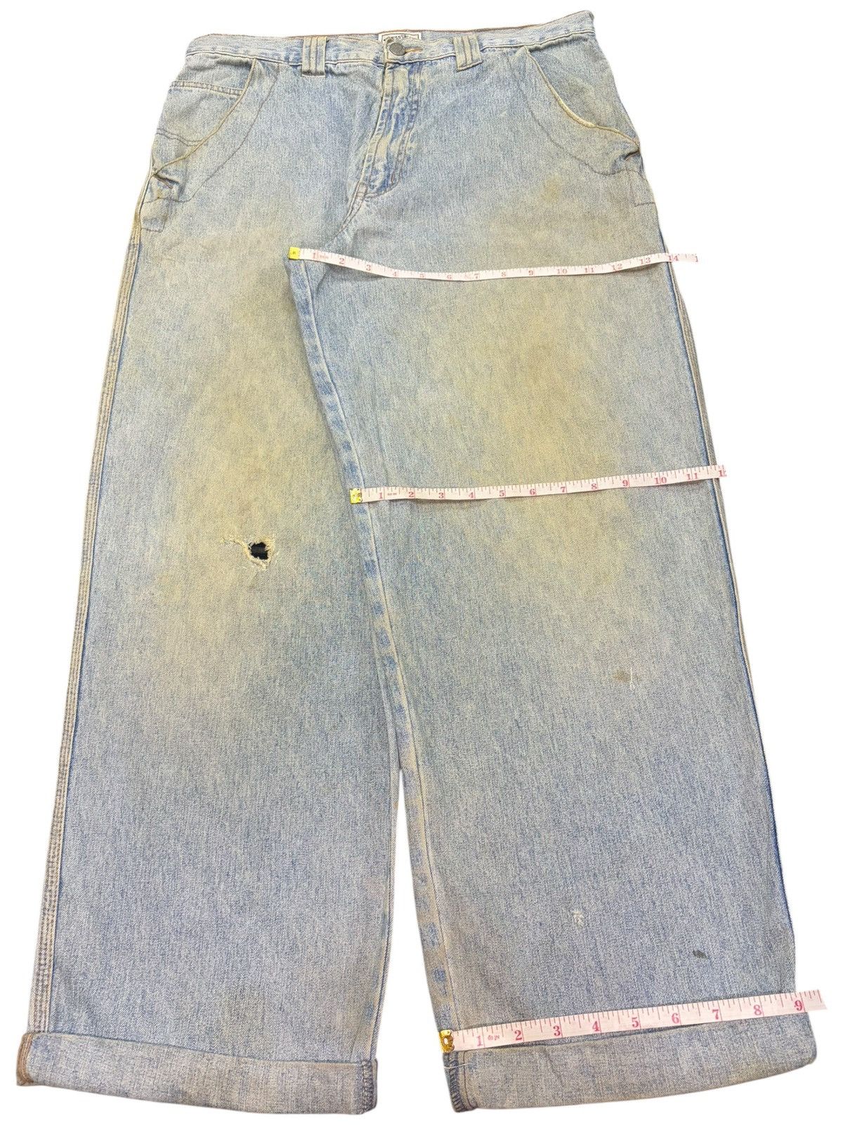 Guess Vintage Usa Guess Marciano Distressed Baggy Jeans Size 34" / US 12 / IT 48 - 8 Thumbnail