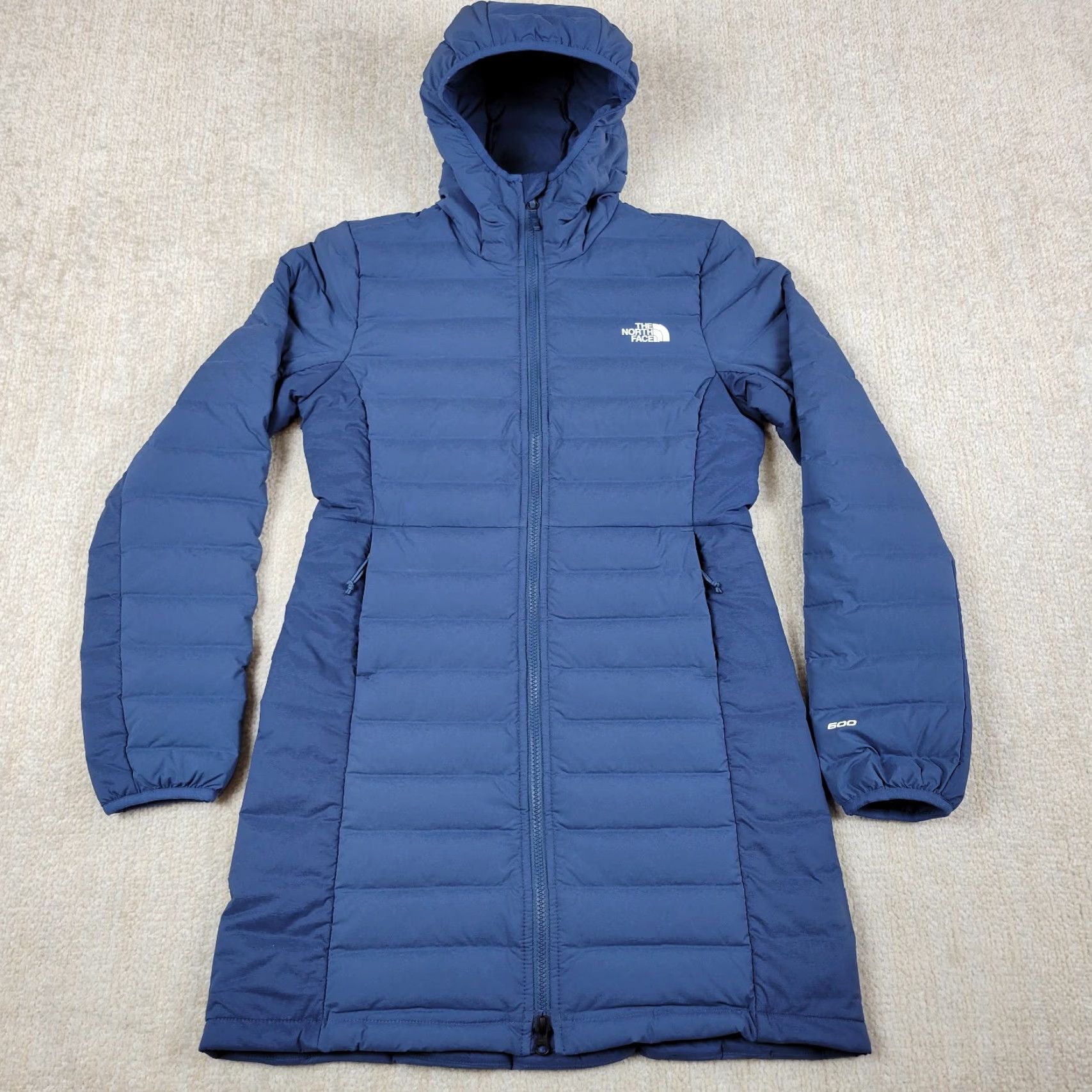 The North Face The North Face Women’s Down Parka Jacket Blue Full Zip Hooded Quilted 600 Winter Fall Spring Long Sleeve Size S Size S / US 4 / IT 40 - 2 Thumbnail