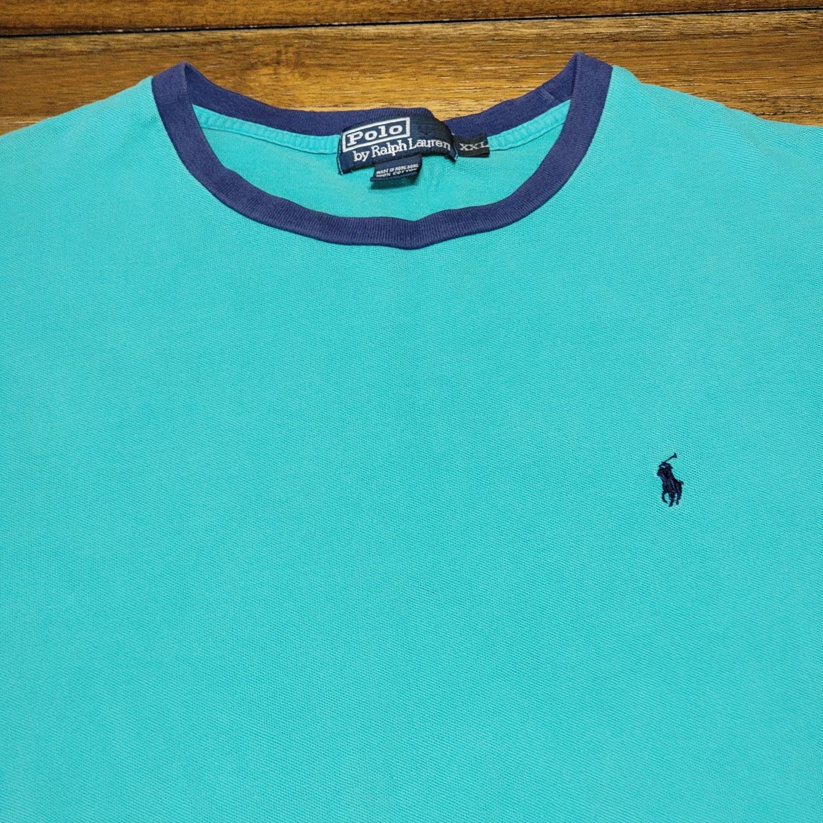 Polo Ralph Lauren Polo Ralph Lauren Teal Heavyweight Shirt - Size XXL Size US XXL / EU 58 / 5 - 2 Thumbnail