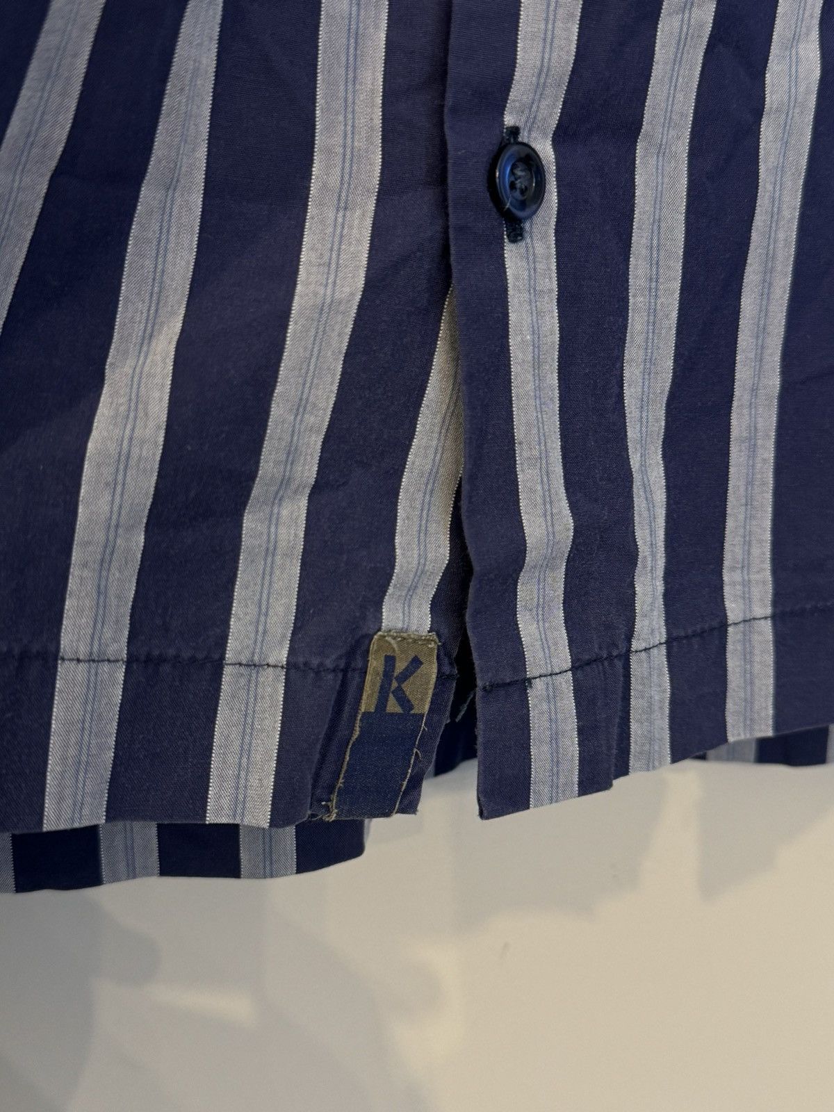 Kenzo Kenzo Homme vintage stripped shirt button up rare 90s Size US M / EU 48-50 / 2 - 4 Thumbnail