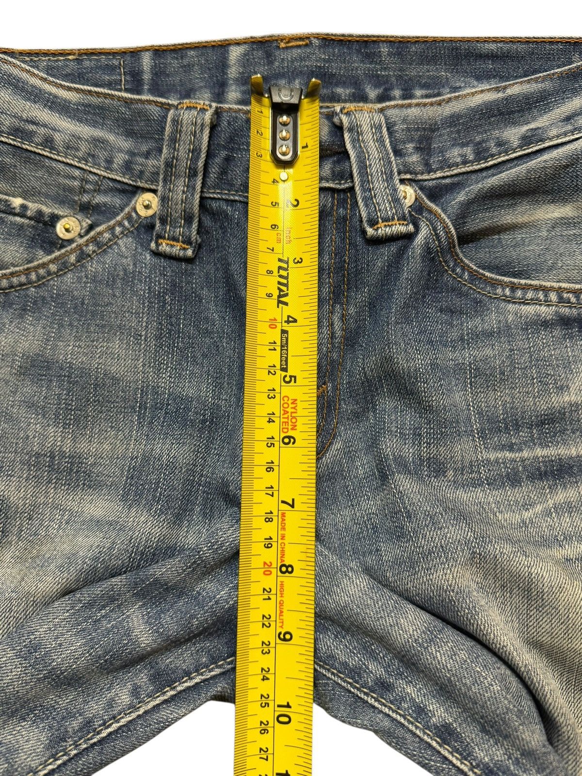 Levi's Vintage Y2K Levis 708 Faded Wash Whiskers Wide Leg Bootcut Size US 30 / EU 46 - 13 Thumbnail