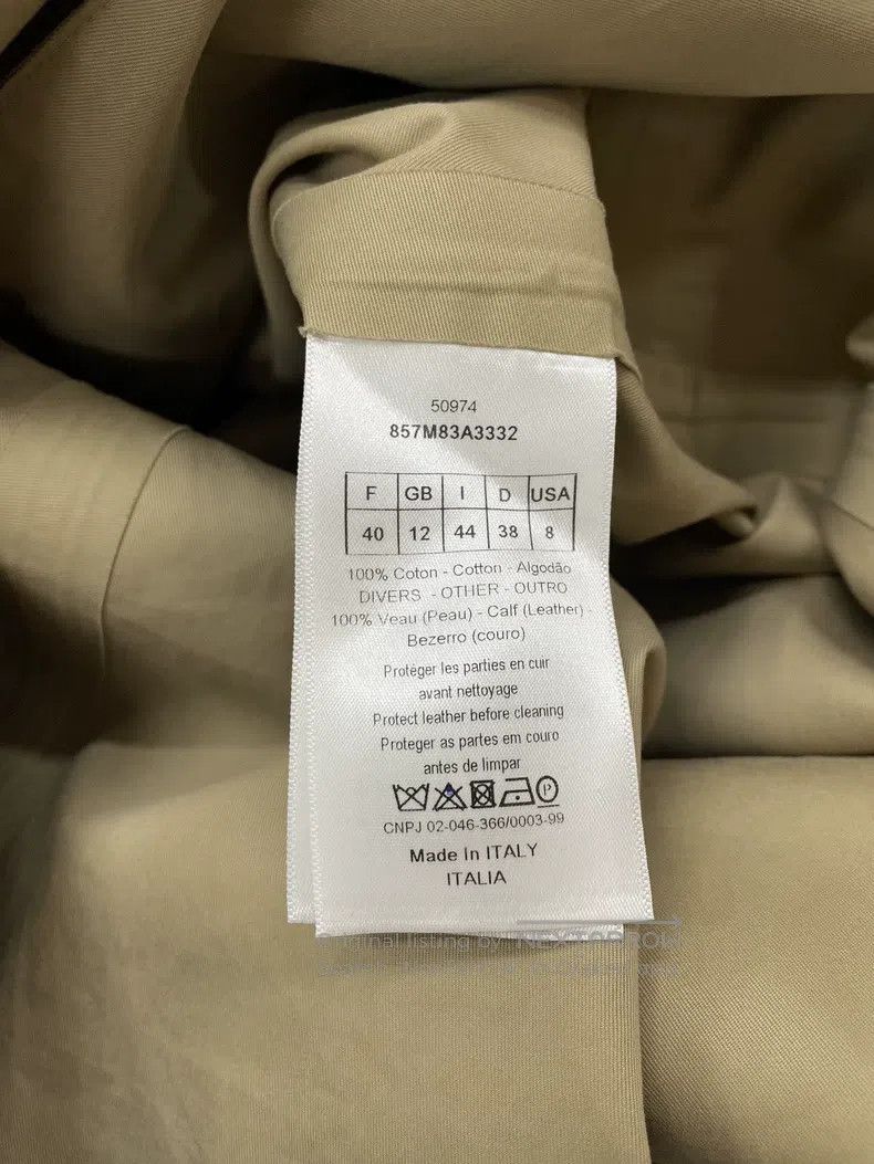 Dior Dior Long windbreaker jacket Size S / US 4 / IT 40 - 4 Thumbnail