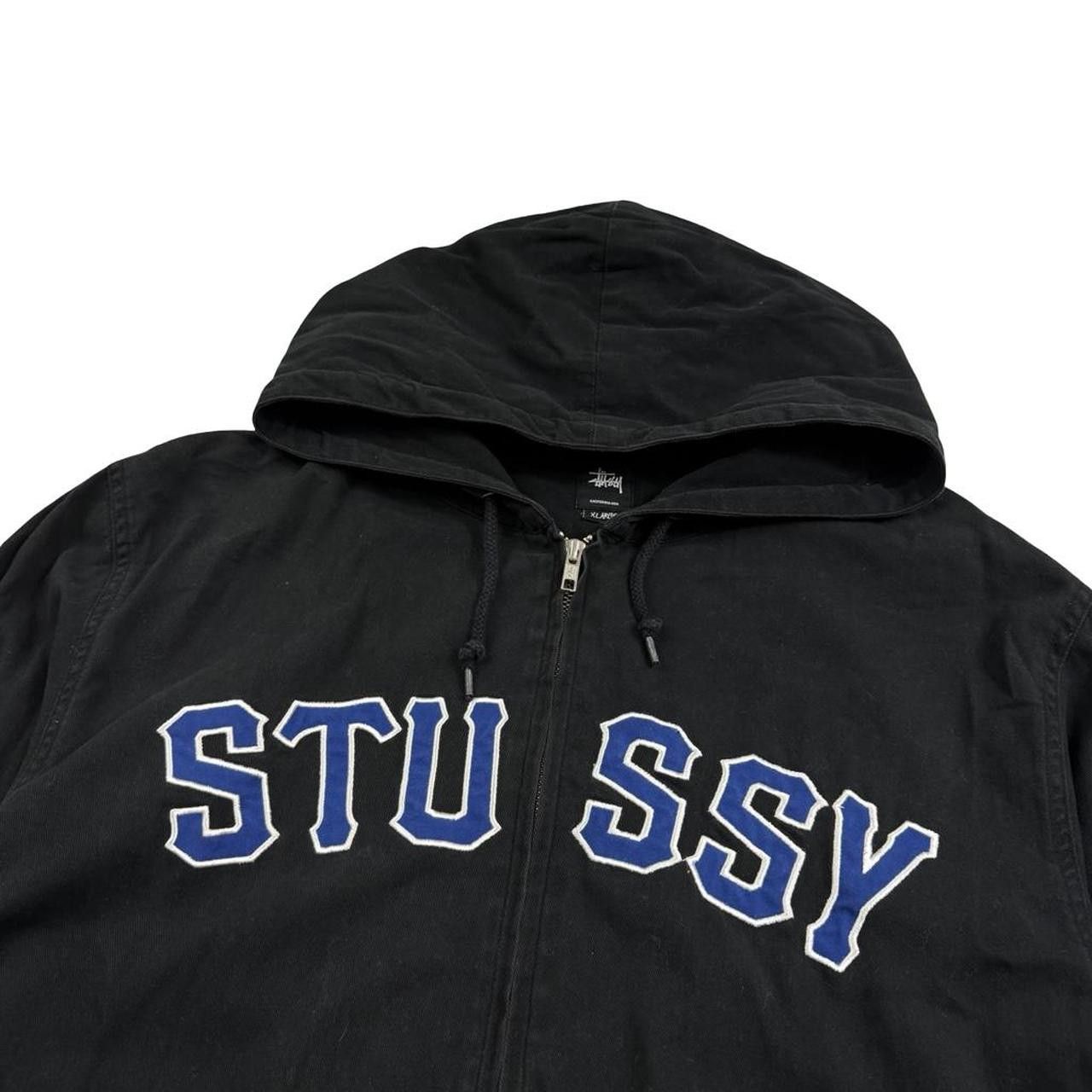 Stussy Vintage Stussy Cotton Jacket Black - Extra Large Size US XL / EU 56 / 4 - 2 Thumbnail