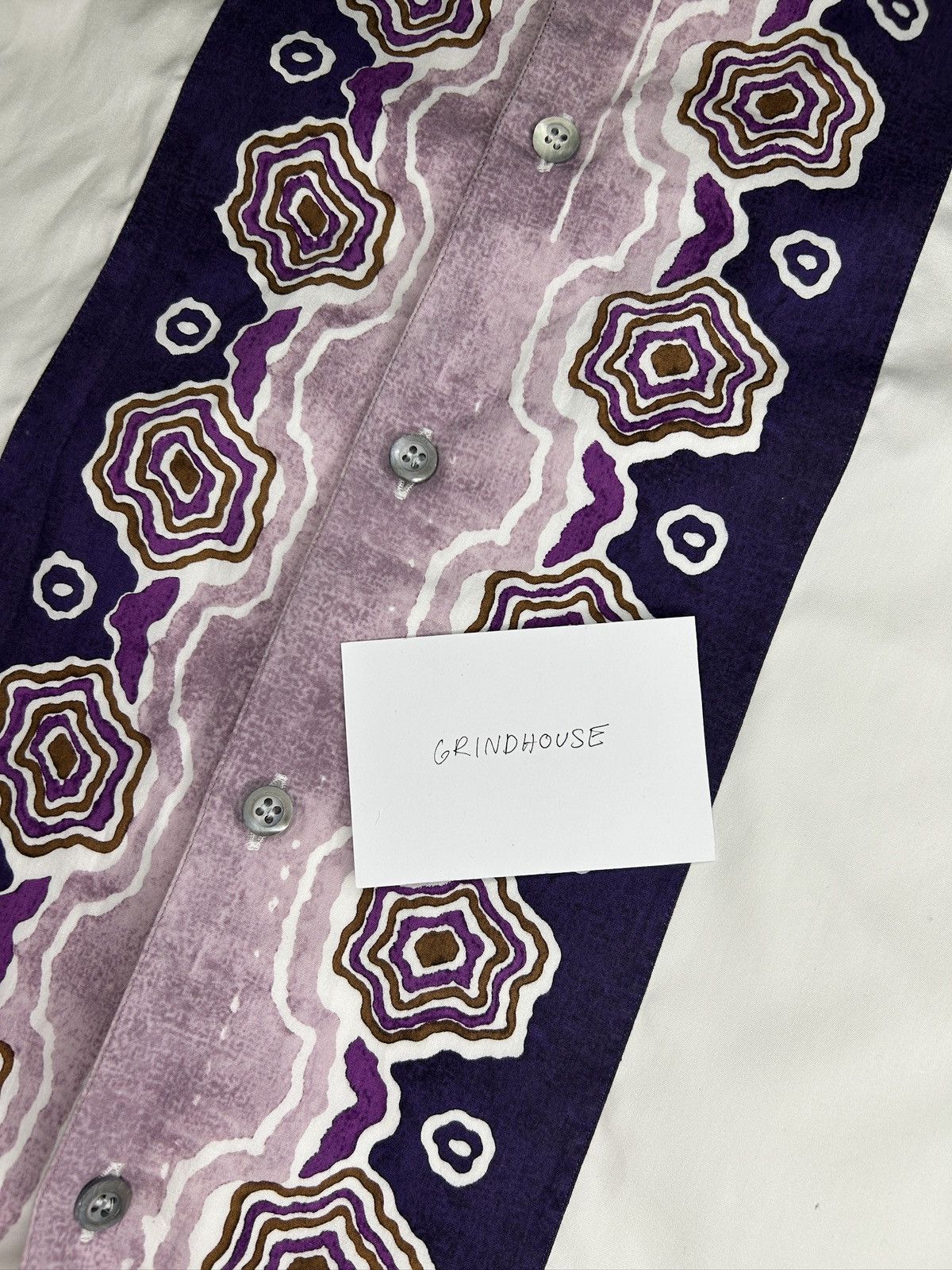 Prada F/W 05 Pattern Button Up Shirt Size US L / EU 52-54 / 3 - 15 Thumbnail