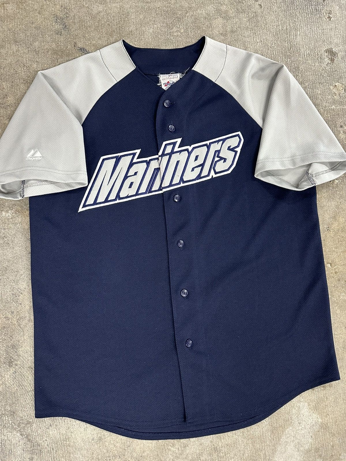 MLB × Majestic × Vintage Vintage 90s Majestic Seattle Mariners MLB Baseball Jersey Size US XL / EU 56 / 4 - 3 Thumbnail