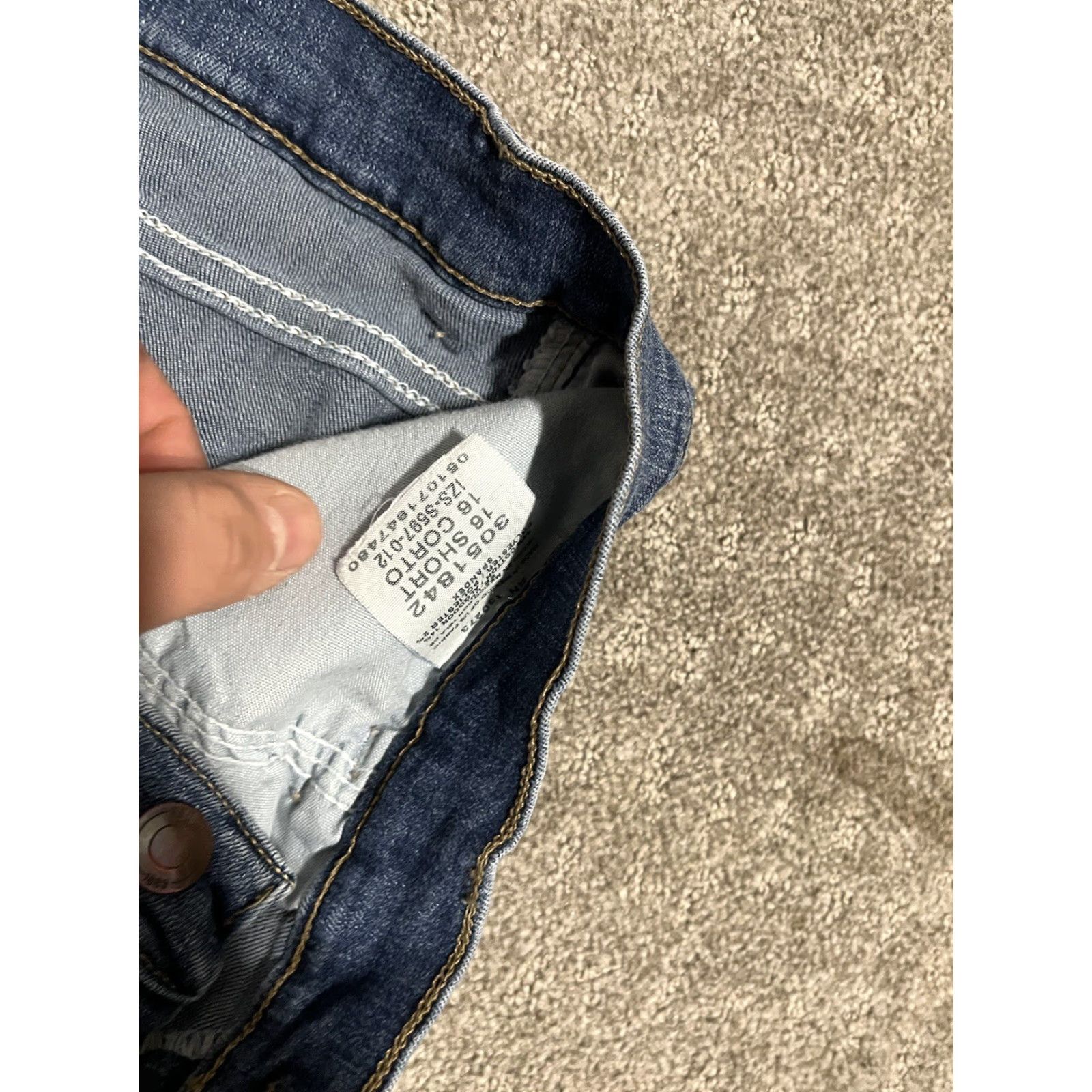 Lee Lee Jeans Straight Leg Relaxed Fit Mid Rise Size 16 Short Stretch Women's Size 38" / US 16 / IT 52 - 6 Thumbnail
