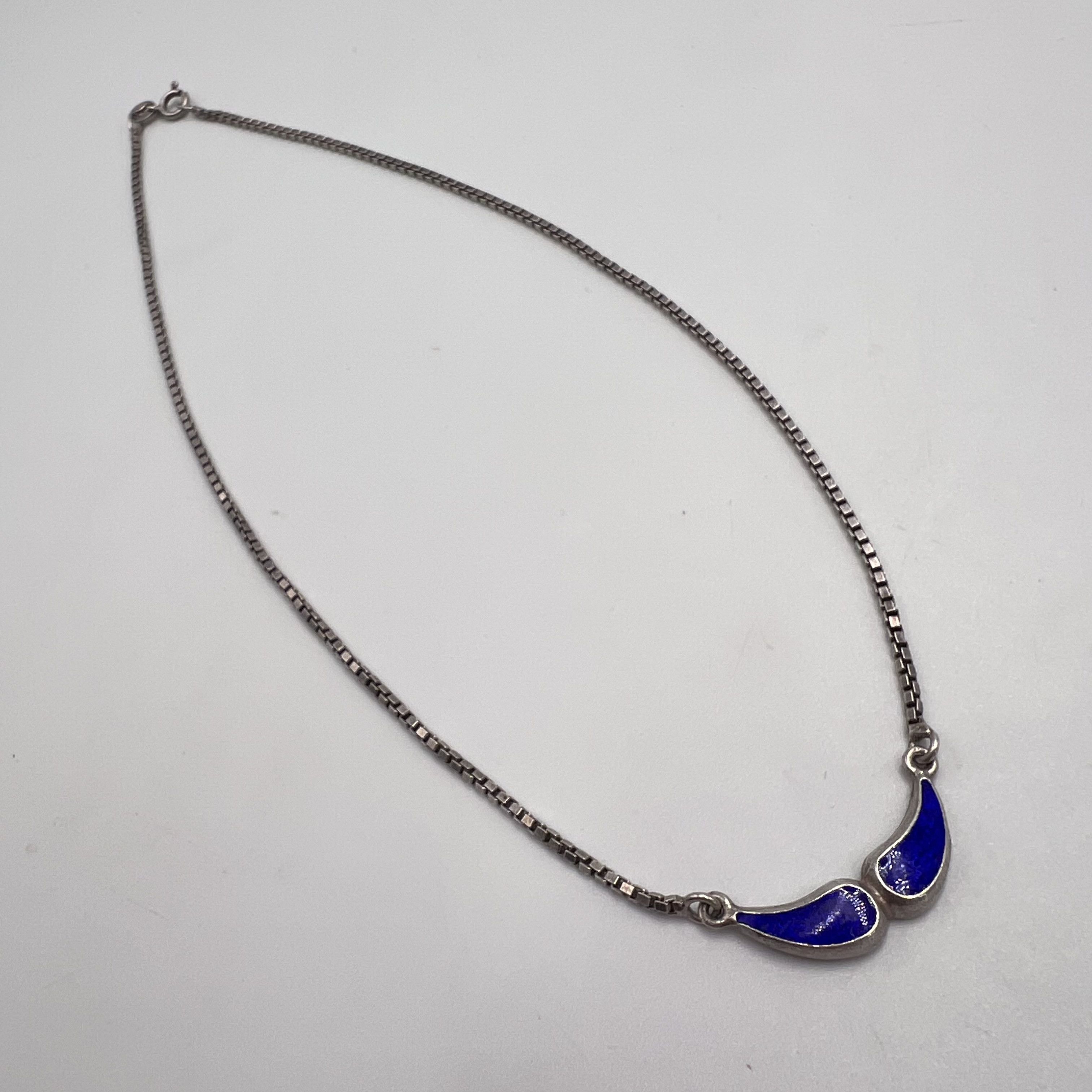 Vintage Vintage Necklace 925 Sterling Silver Italy Marked 8.04 gr Size ONE SIZE - 3 Thumbnail