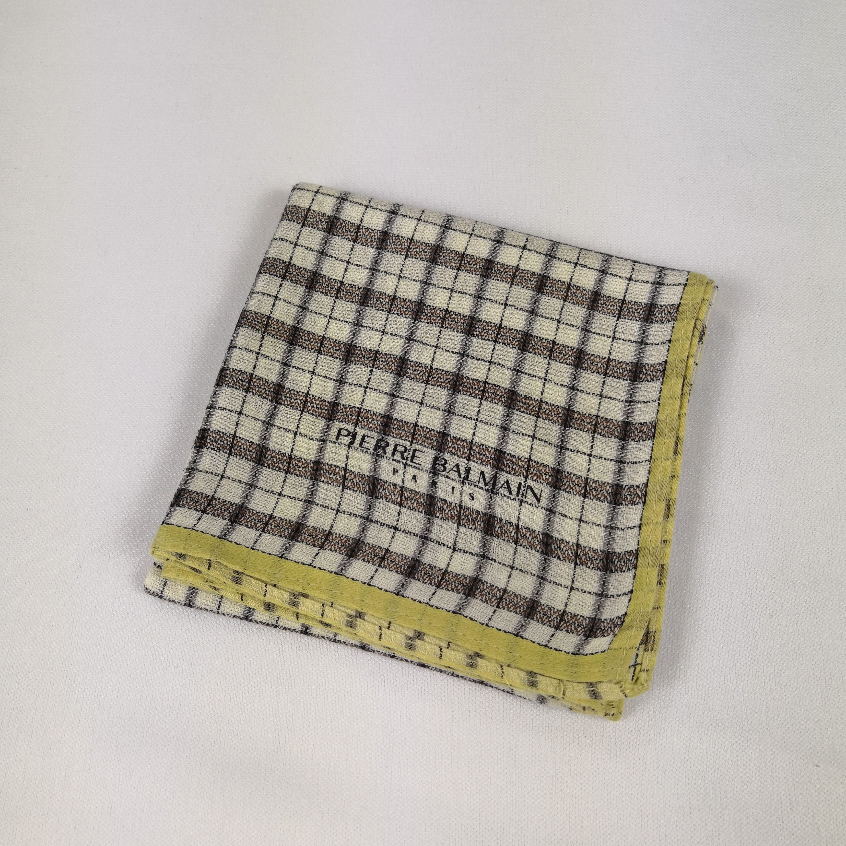 Pierre Balmain × Vintage Vintage Pierre Balmain Handkerchief Neckerchief Bandana Size ONE SIZE - 4 Thumbnail