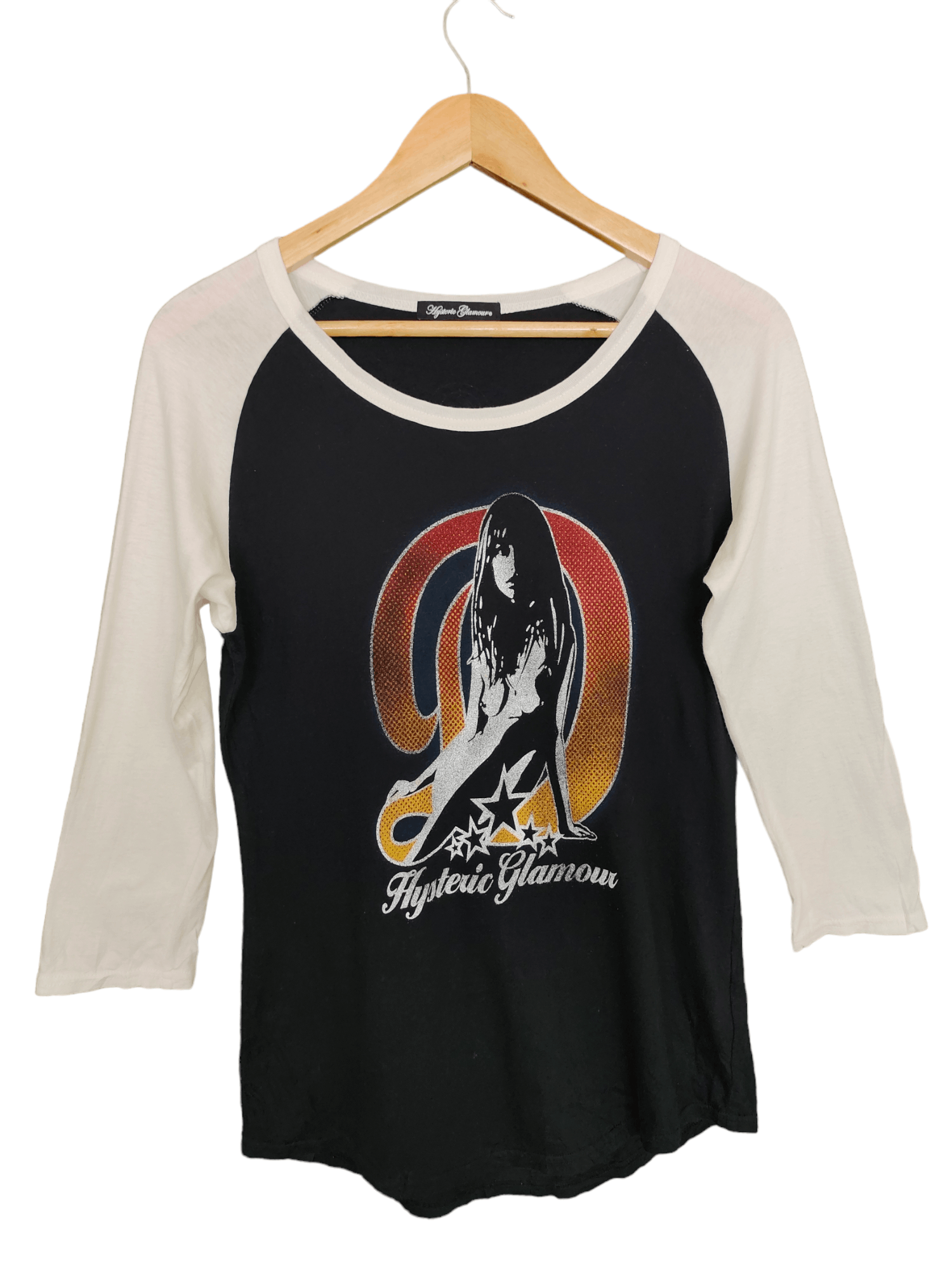 Hysteric Glamour 90s Hysteric 666 Raglan Tee | Grailed