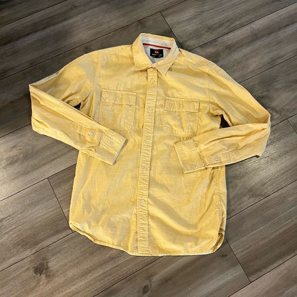 Quiksilver Quiksilver Y2K Yellow Casual Buttonup Men Small I-210 Size US S / EU 44-46 / 1 - 1 Thumbnail
