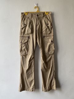 Vintage Old Navy Military Style Cargo Tactical Brown Surplus Utility Pants  31x30