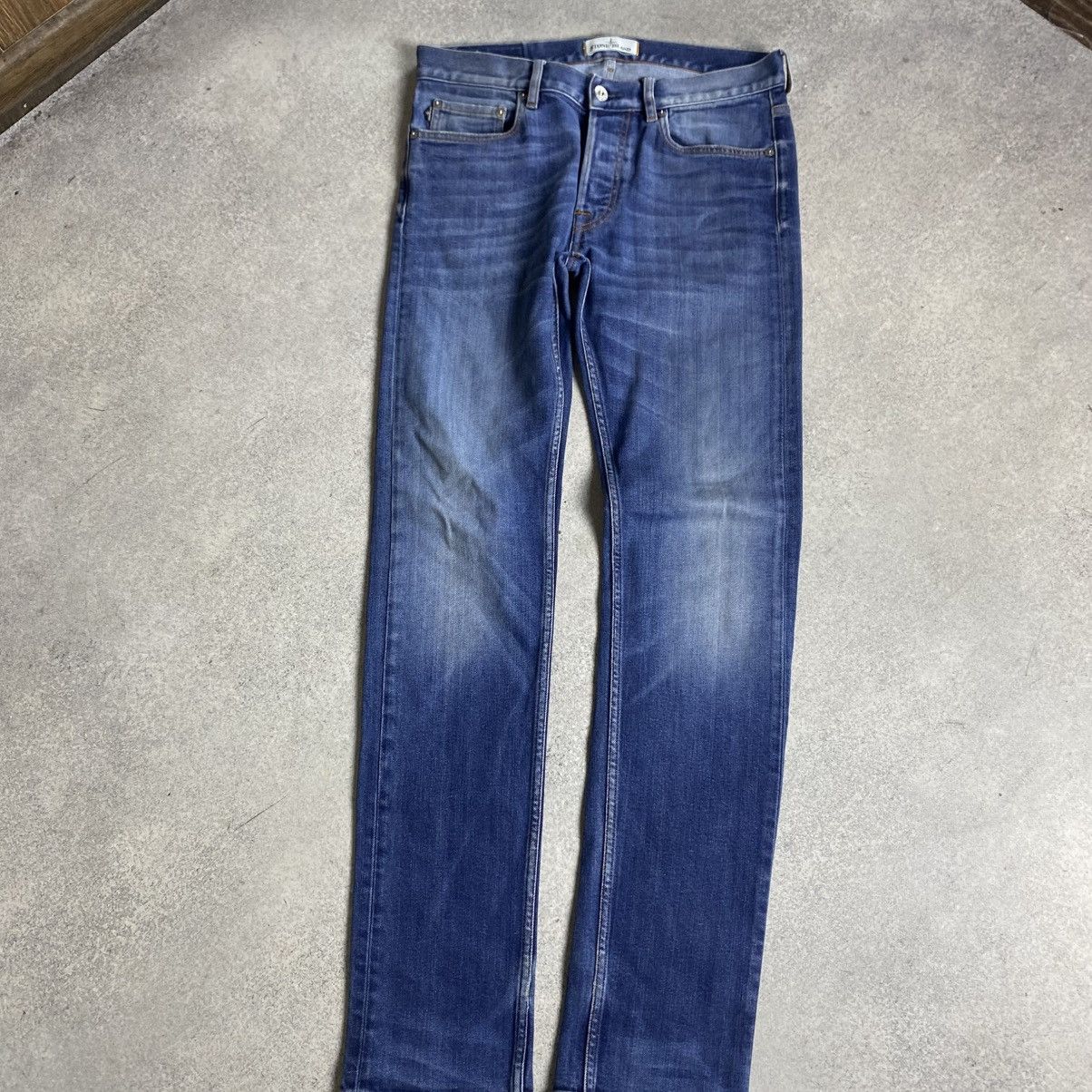 Stone Island Stone Island jeans Italy designer denim streetwear logo 00s Size US 31 - 6 Thumbnail