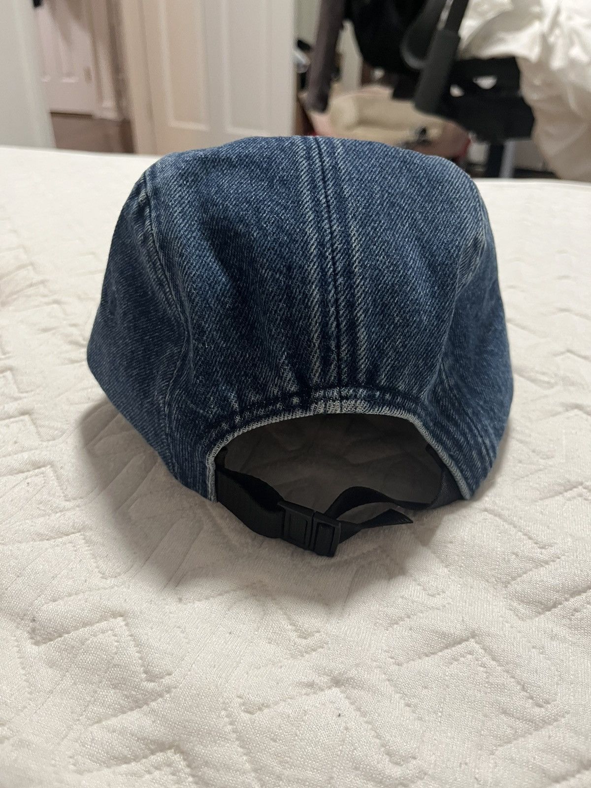 Supreme 2015 Supreme Denim Box Logo Camp Cap Size ONE SIZE - 2 Thumbnail