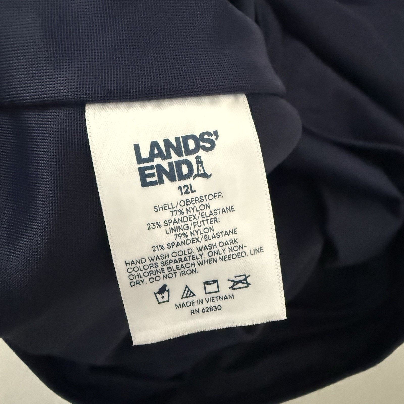 Lands' End Lands End Swim Skirt Bottom Stretch Full Coverage Pool Beach Size 34" / US 12 / IT 48 - 3 Thumbnail