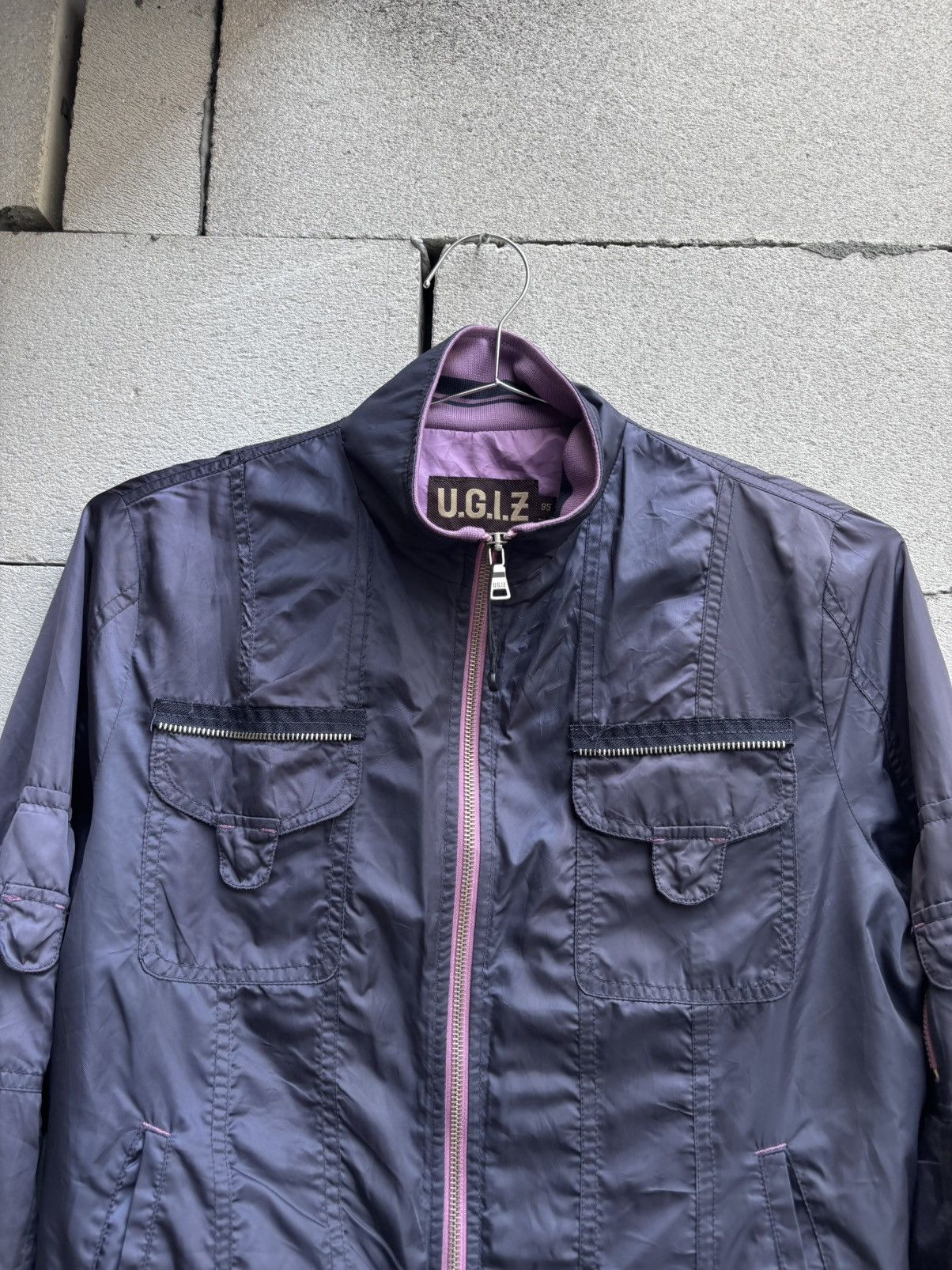 If Six Was Nine UGIZ Faded Windbreaker Zip Jacket Size US S / EU 44-46 / 1 - 3 Thumbnail