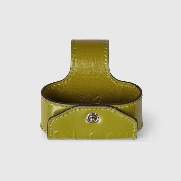 Gucci oc11z1225 Size: OS / Holder For AirPods With Logo in Green Size ONE SIZE - 2 Thumbnail
