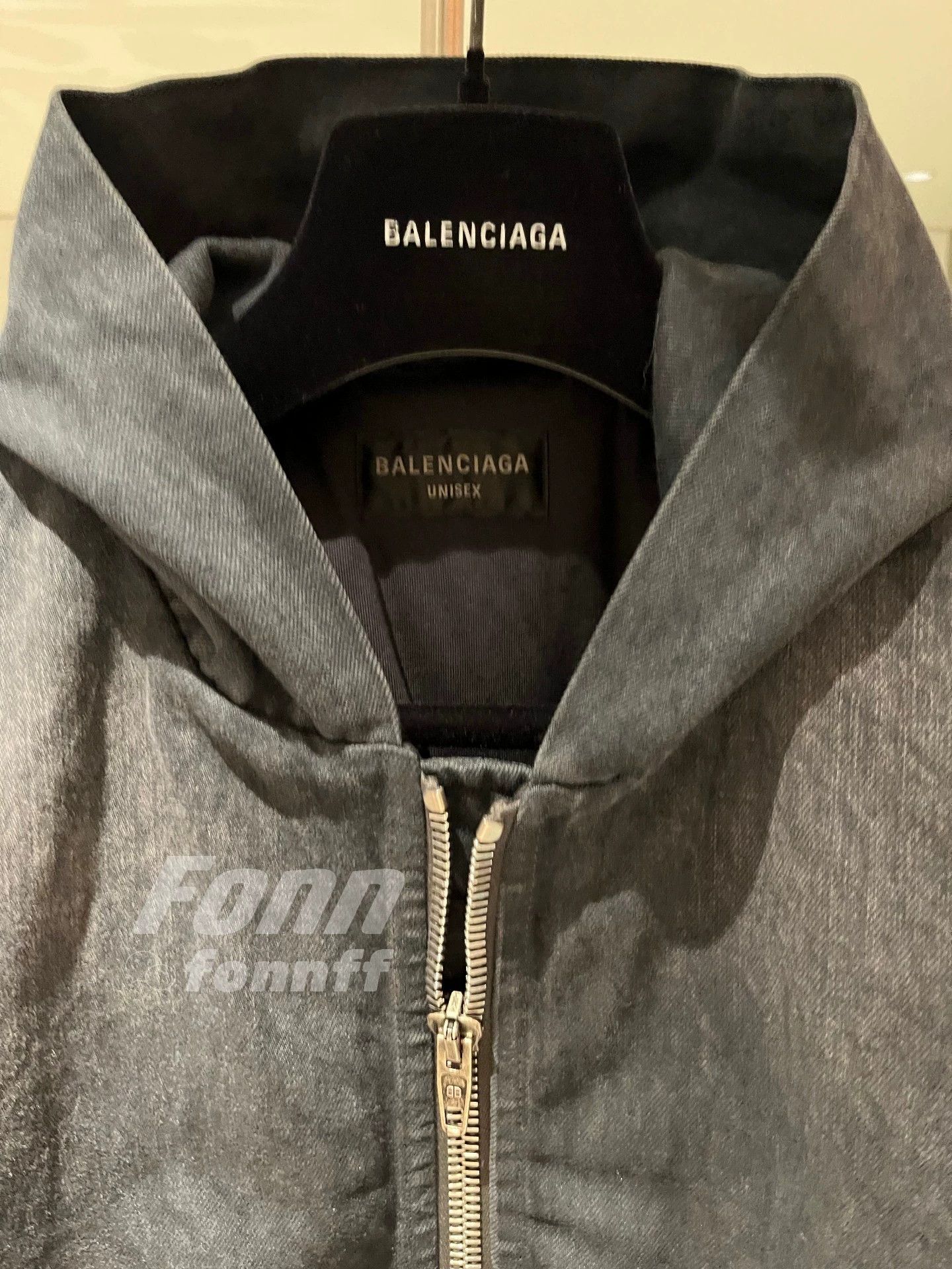 Balenciaga Balenciaga Denim Bomber Jacket (In Stock) Size US S / EU 44-46 / 1 - 3 Thumbnail