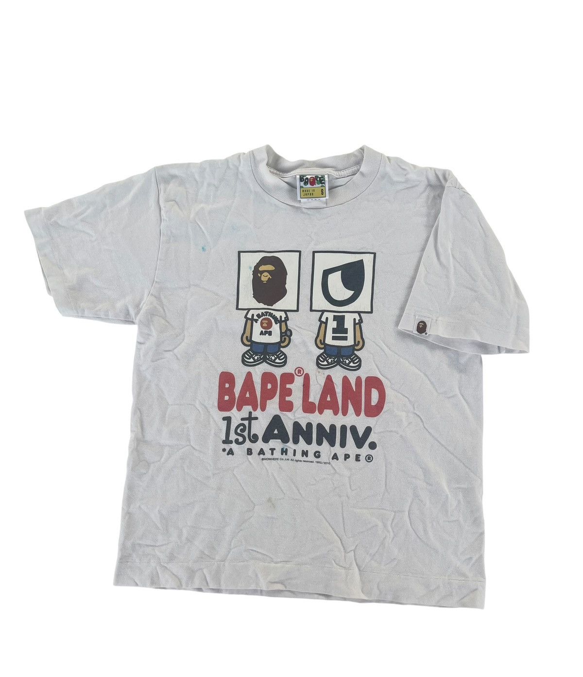 Bape Vintage A Bathing Ape BAPE Lang 1st Anniversary Shirt Tee Size US S / EU 44-46 / 1 - 2 Thumbnail