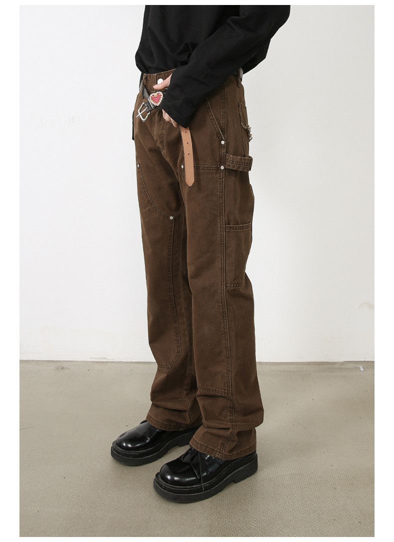 Japanese Brand American retro men's ins trendy loose workwear jeans Size US 33 - 4 Thumbnail