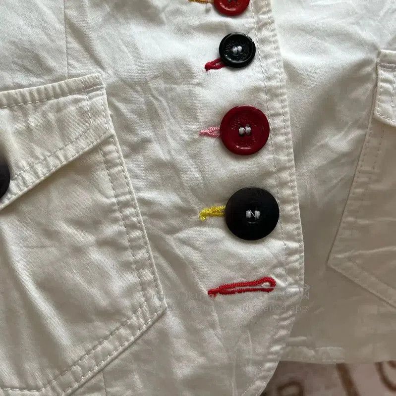Moschino Moschino White Cotton Women's Jacket Size S . Size S / US 4 / IT 40 - 5 Thumbnail