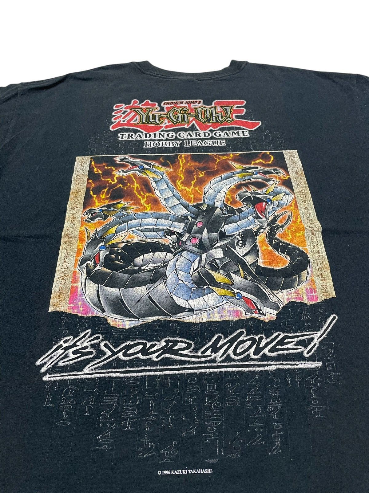 Cartoon Network × Vintage Vintage YU-GI-OH ! Card Game 1996 Kazuki Takahashi T-shirt Size US XL / EU 56 / 4 - 2 Thumbnail