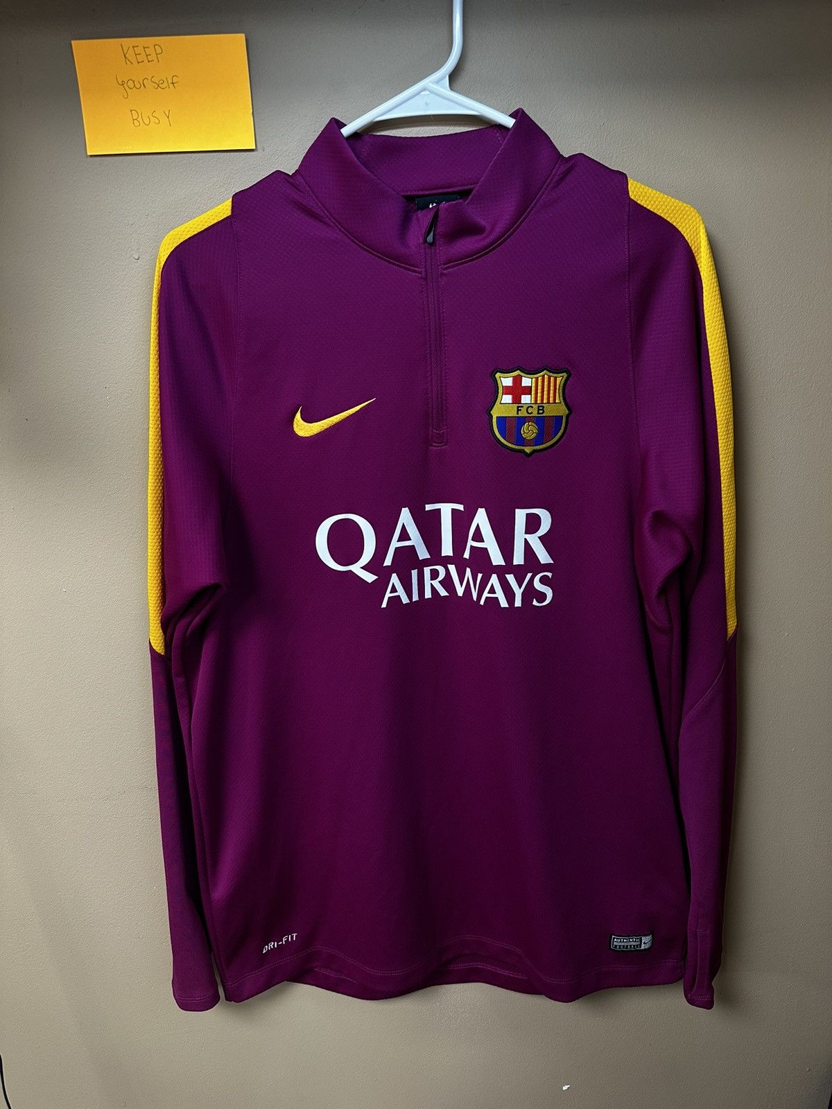 Nike F.C Barcelona training long sleeve Size US L / EU 52-54 / 3 - 2 Thumbnail