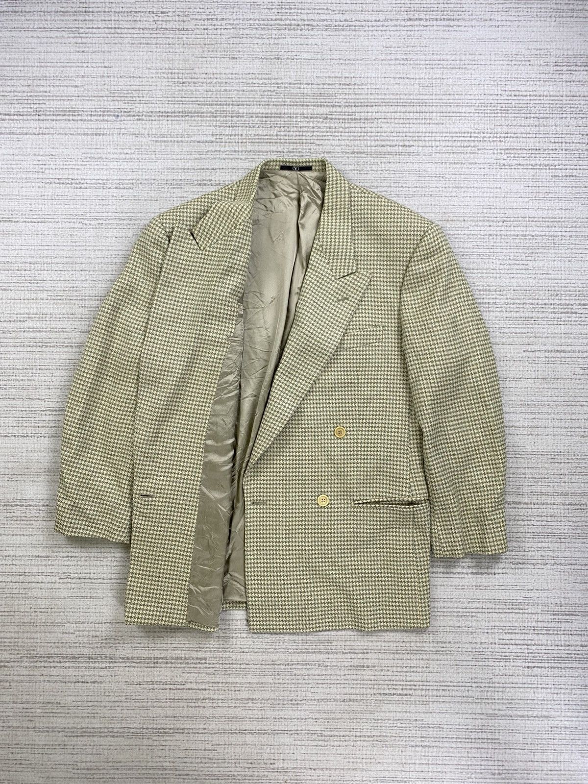 Designer × Valentino × Vintage Vintage Valentino Garavani Double Breasted Blazer Jacket Size US M / EU 48-50 / 2 - 5 Thumbnail