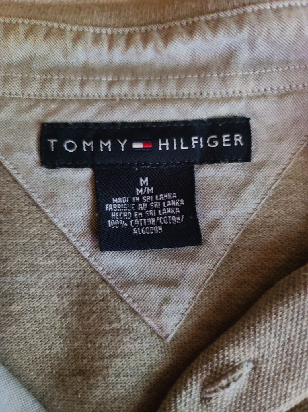 Tommy Hilfiger Vintage 90s Tommy Hilfiger Center Flag Polo - Grey Size US M / EU 48-50 / 2 - 4 Thumbnail