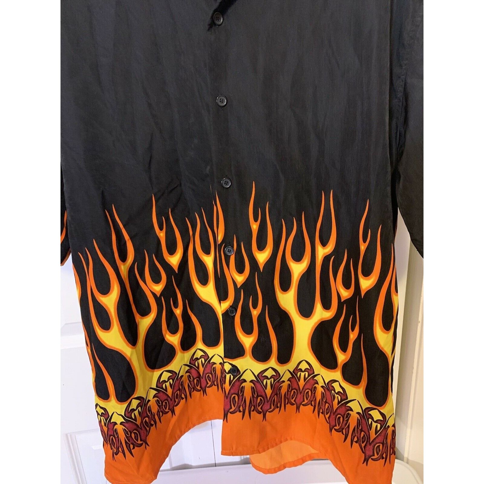 Other FERUGINI Rome Paris London Fire Flames Men’s Sz XL Button Sh Size US XL / EU 56 / 4 - 4 Thumbnail