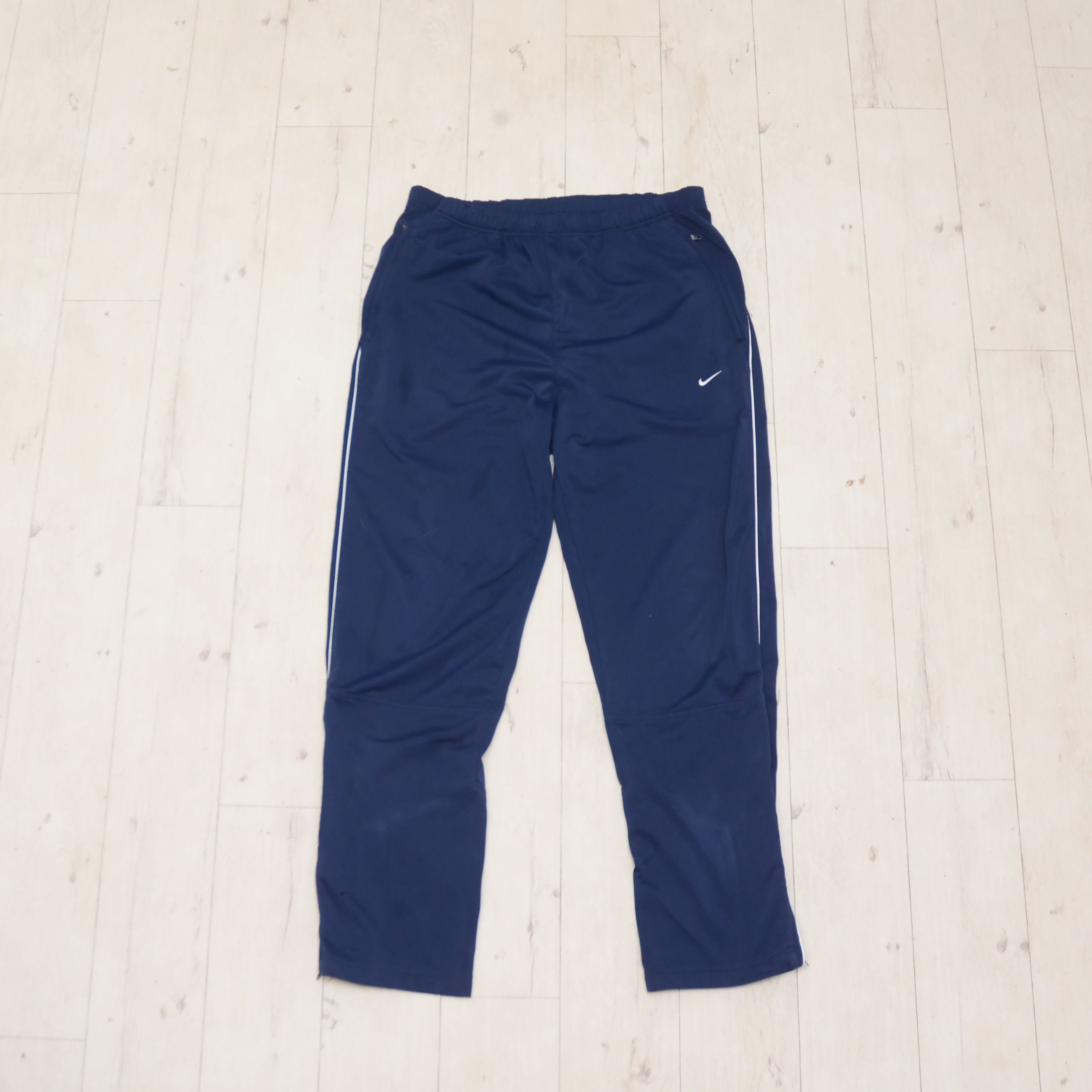 Nike Vintage Y2K 2000s Navy Blue Nike Track Pants Size XL Size US 36 / EU 52 - 1 Thumbnail