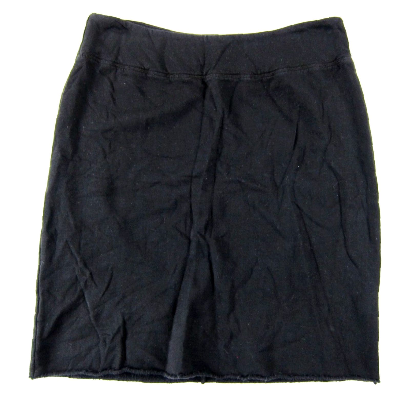 Vintage VINTAGE Cut Loose 100% Cotton Black Jersey Straight Pencil Skirt Women Size Small Size S / US 4 / IT 40 - 2 Thumbnail