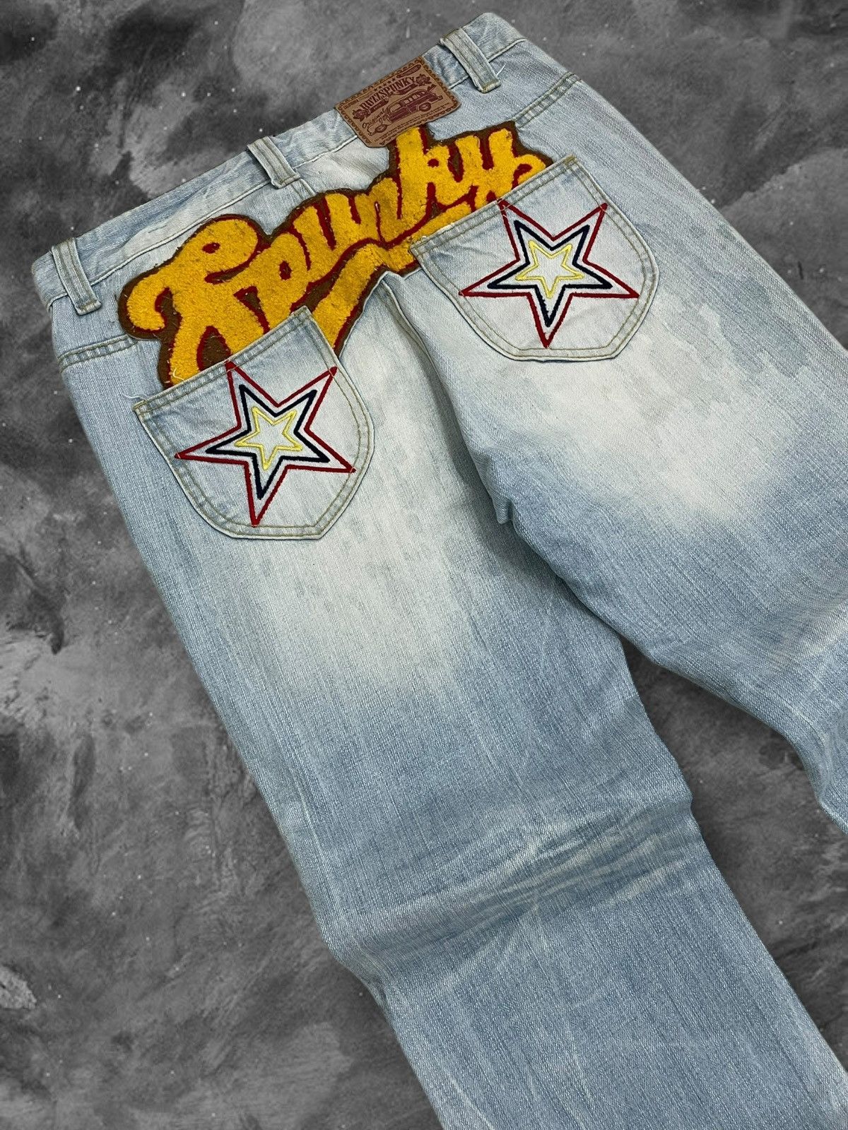 Hysteric Glamour Vintage 1999s Rare Style Designer Buzzspunky Artwork Denim Size US 30 / EU 46 - 16 Thumbnail