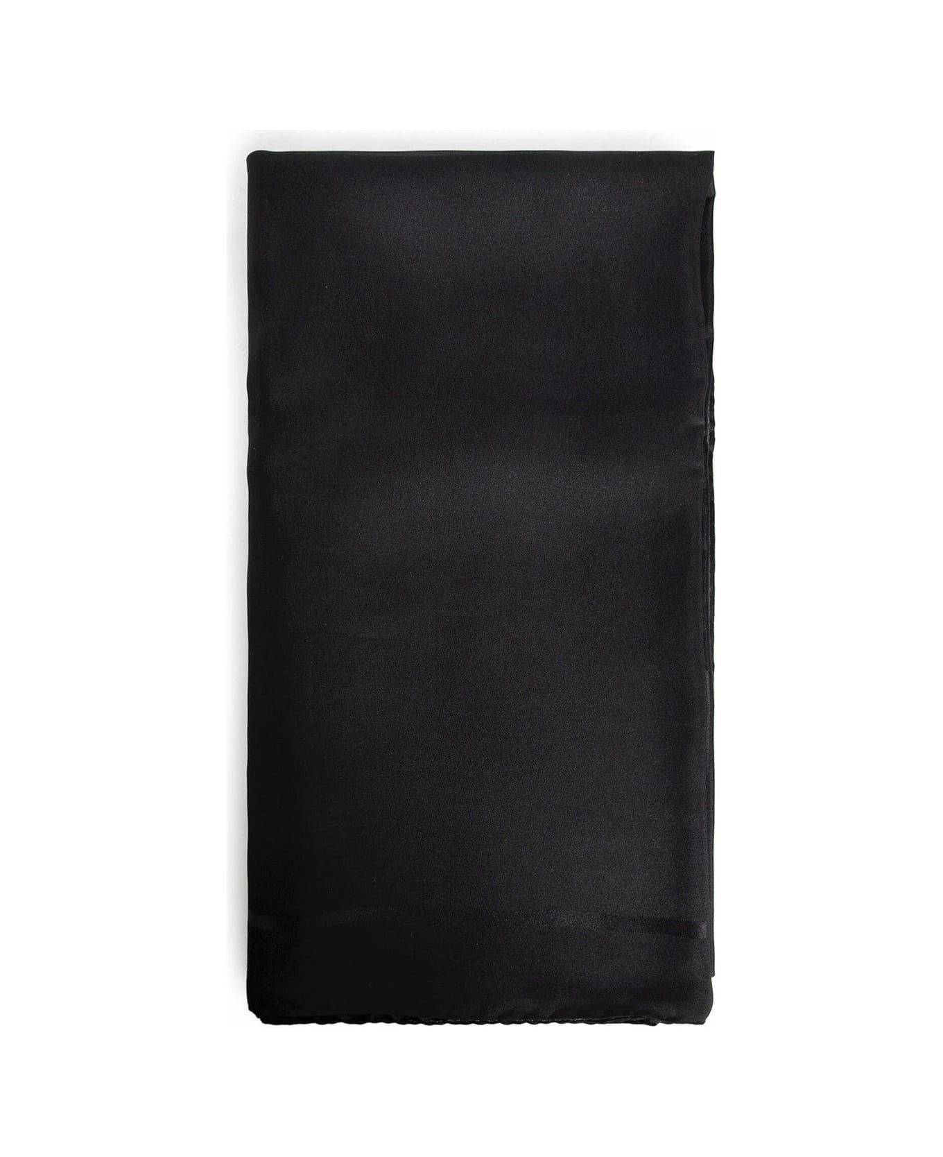 Saint Laurent Paris oc11z0126 785103 Size: OS / Grand Carre Scarve in Black Size ONE SIZE - 1 Thumbnail