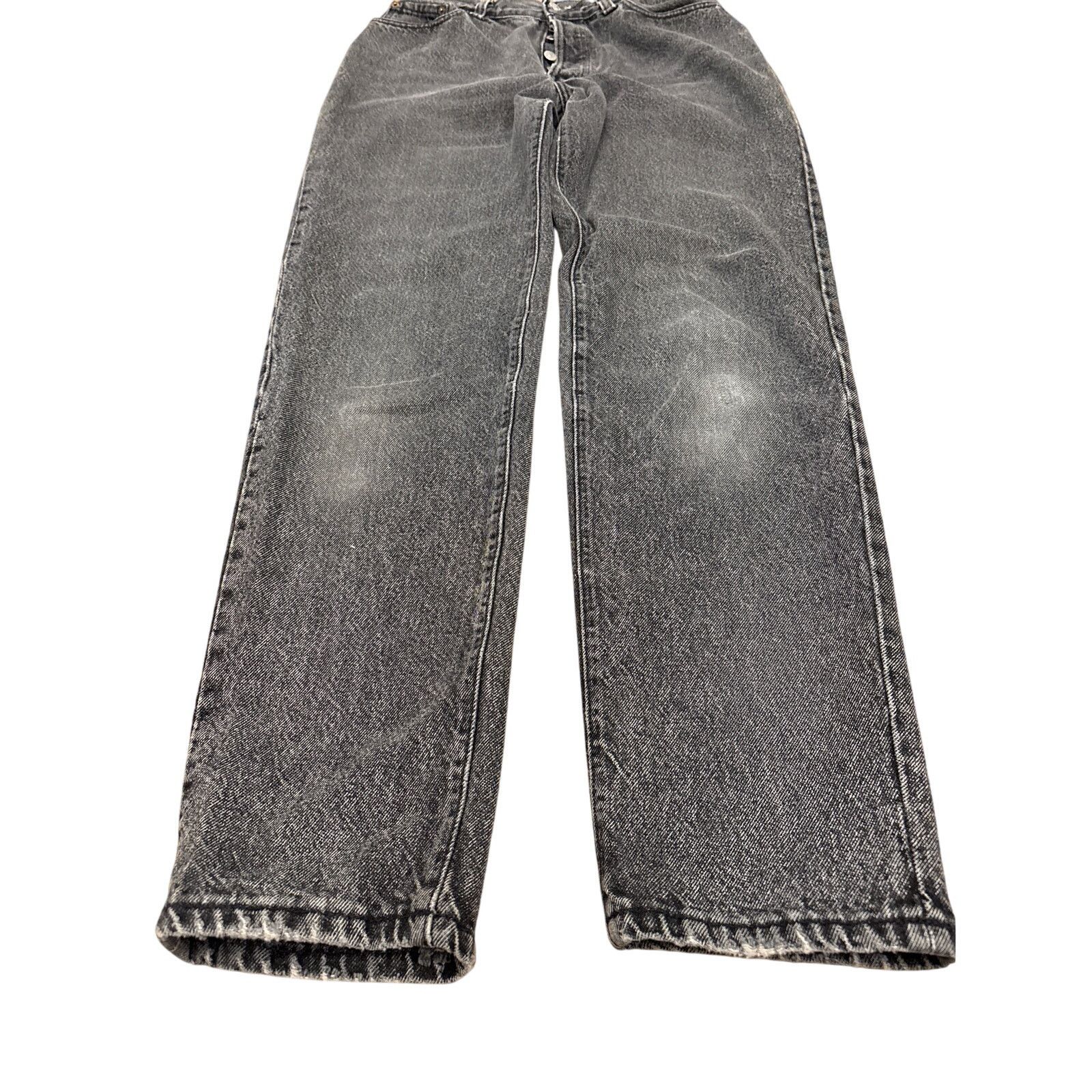 Levi's Vintage Levi’s Black electric wash Jeans 501-0601 women’s 11 Size 27" / US 4 / IT 40 - 3 Thumbnail