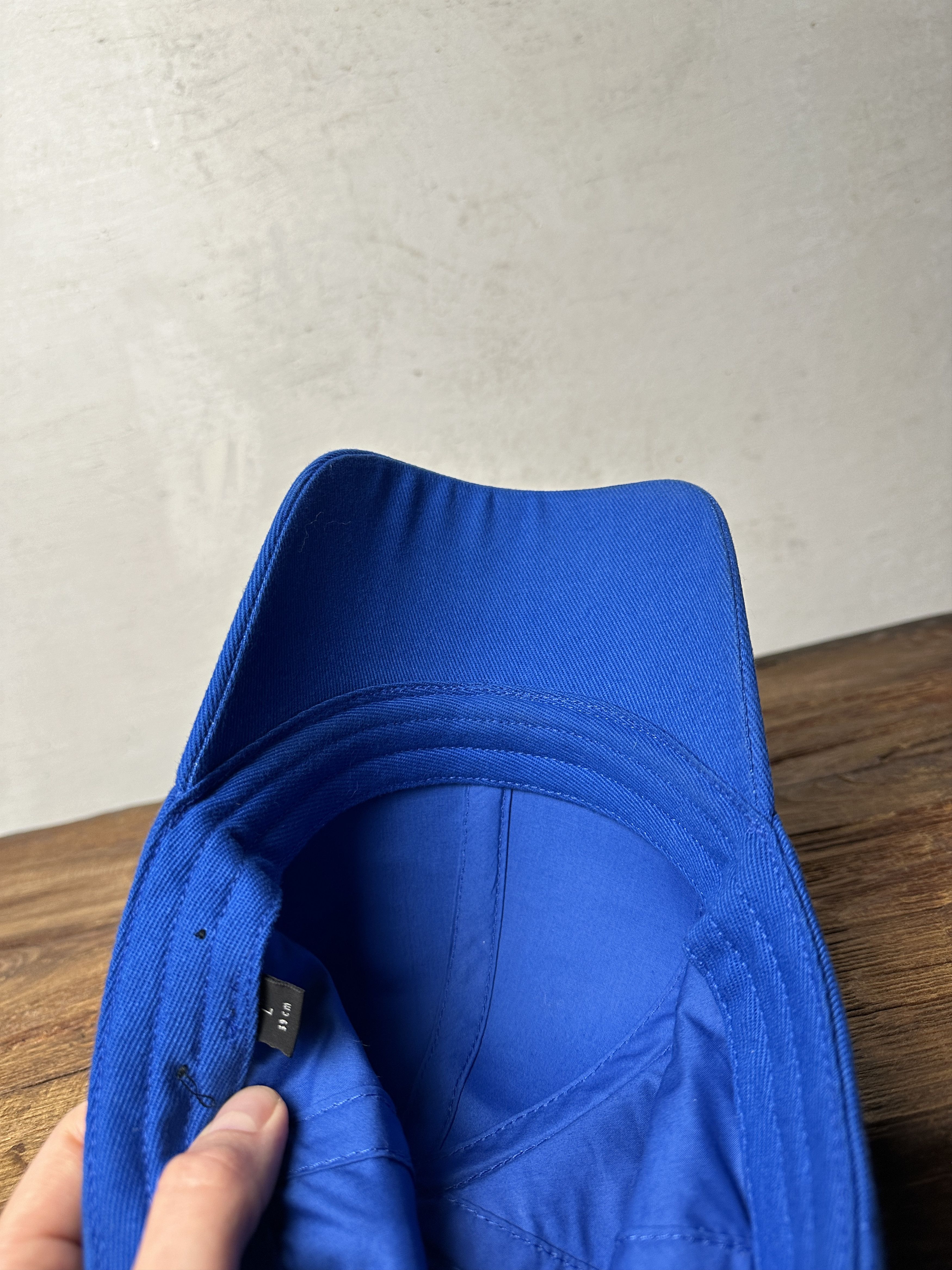 Balenciaga Balenciaga Embroidered Blue Logo Cap Size ONE SIZE - 14 Thumbnail