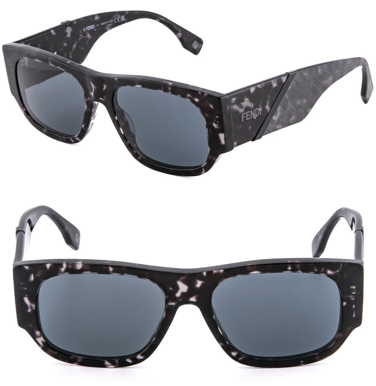 Fendi FENDI FE40156I Diagonal FF Logo Print 40156 Sunglasses 55A Size ONE SIZE - 1 Thumbnail
