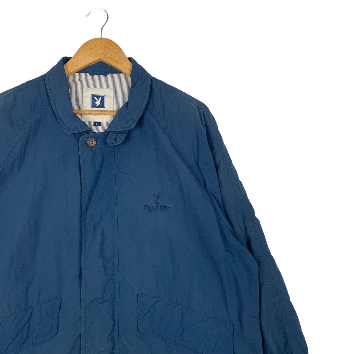 Playboy PLAYBOY SPORT Blue Casual Light Jacket #1056-C48 Size US L / EU 52-54 / 3 - 5 Thumbnail