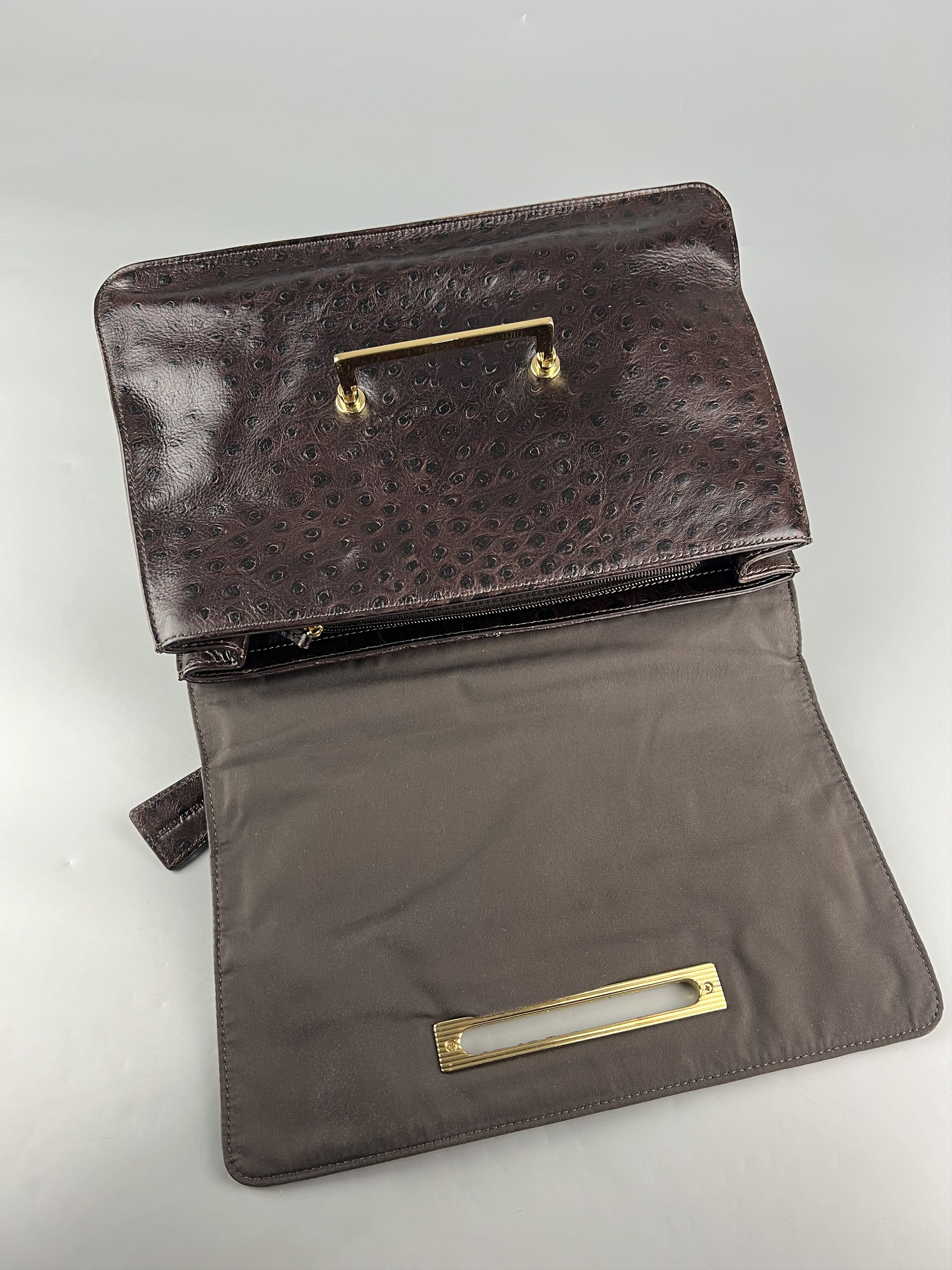 Jasper Conran × Leather Jasper Conran Brown Leather Shoulder Bag Size ONE SIZE - 6 Thumbnail