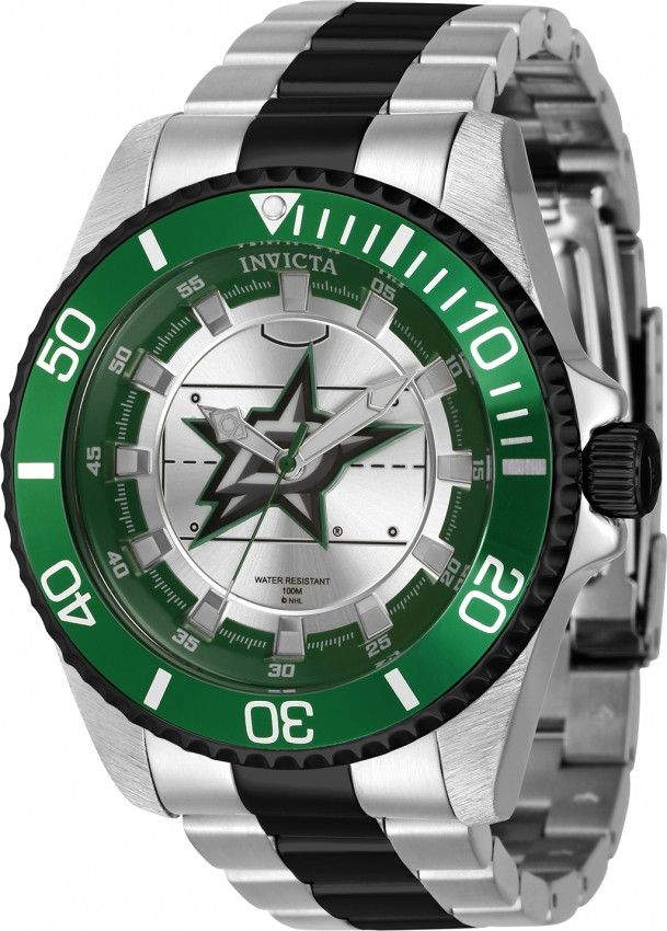 Invicta × NHL NHL Dallas Stars Quartz Silver Dial Men's Watch Size ONE SIZE - 1 Thumbnail