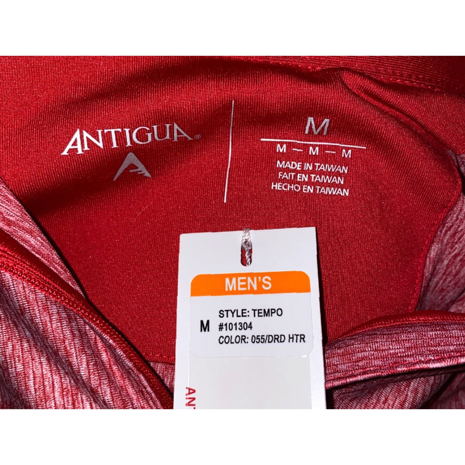 Vintage Antigua Mens Red DUEL IN THE DESERT 1/2 Zip Polyester Pullover Jacket M NEW Jacket Mens Red DUEL IN THE DESERT 1/2 Zip Pullover Polyester Antigua Size US M / EU 48-50 / 2 - 7 Thumbnail