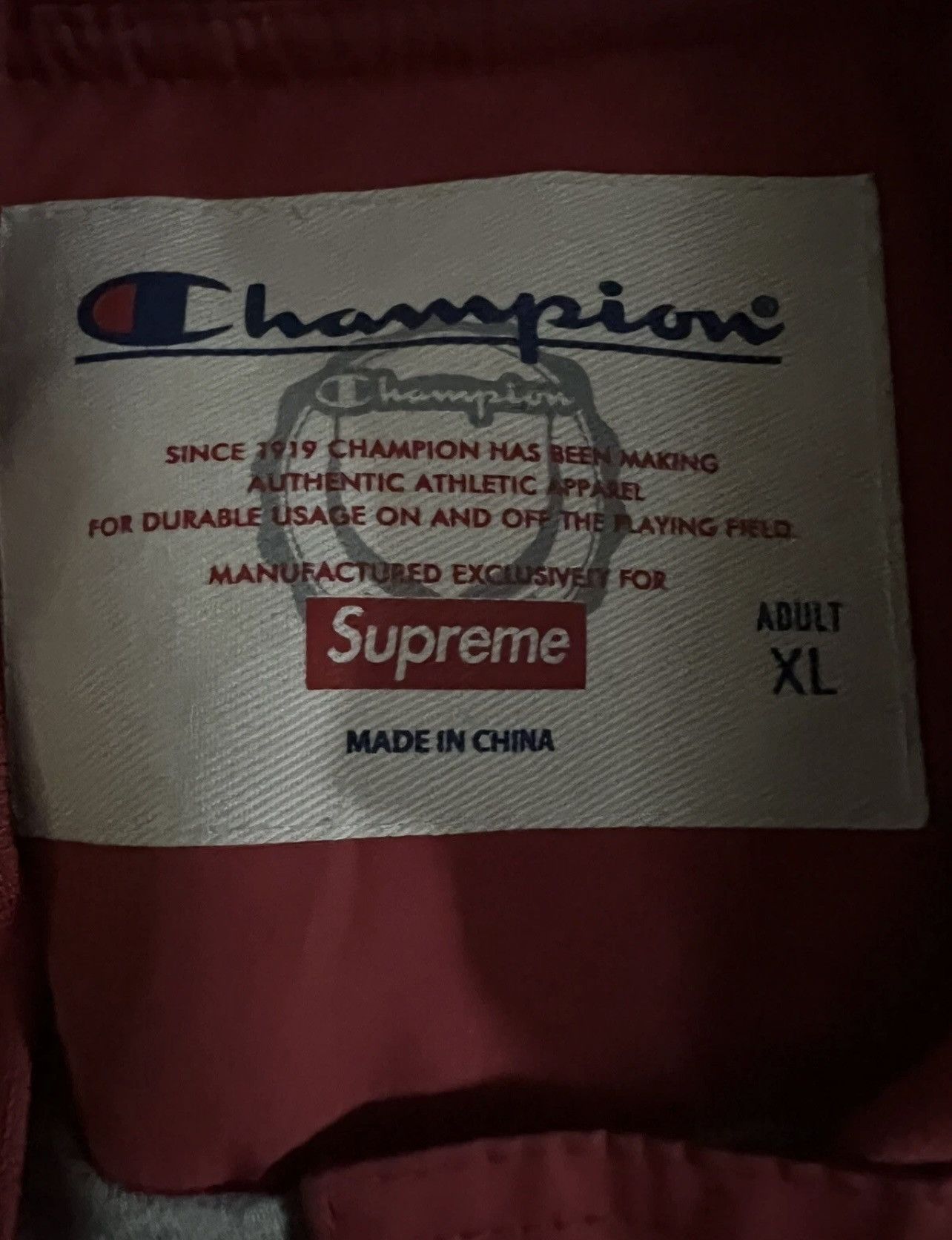 Supreme x Champion varsity Jacket