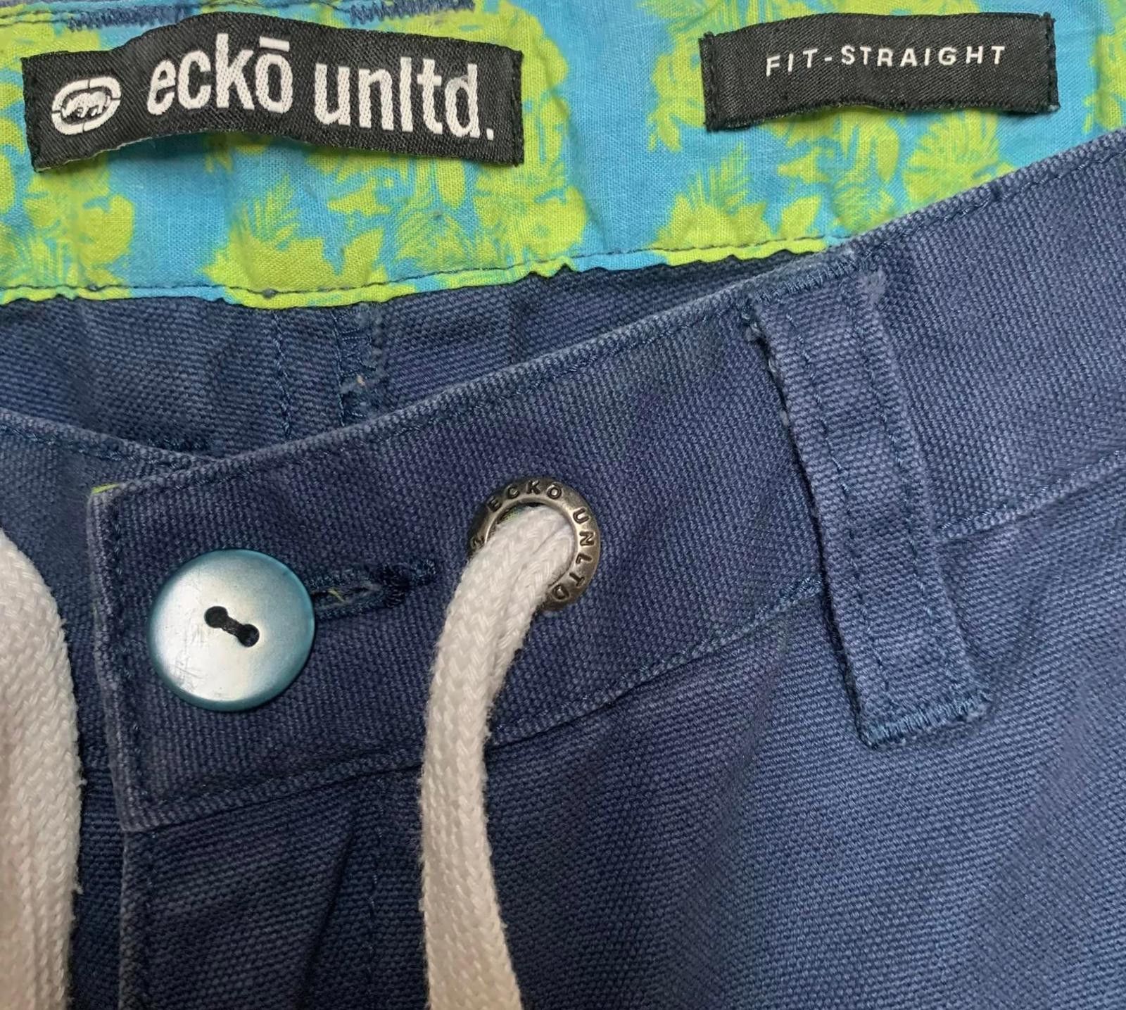 Ecko Unltd. Ecko Unltd. Men's Navy Blue Straight Fit Pants W32 Size US 32 / EU 48 - 3 Thumbnail