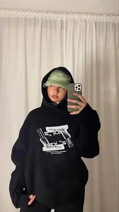 Concepts d'Odeur Punk Gothic Harajuku style hoodie Y2K American pullover Size US XL / EU 56 / 4 - 3 Thumbnail
