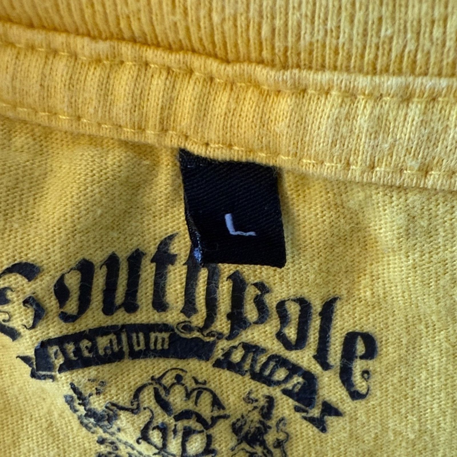 Southpole South Pole Premium Edition Yellow T-Shirt – Size L Size US L / EU 52-54 / 3 - 3 Thumbnail